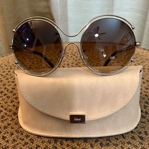 Chloe sunnies.. brown/gold